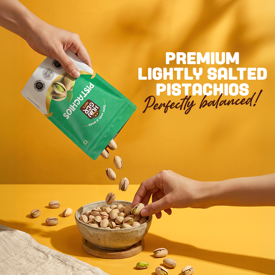 Pistachios. Open shells