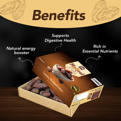 Hunger Jumbo Medjool Dates (Khajoor)