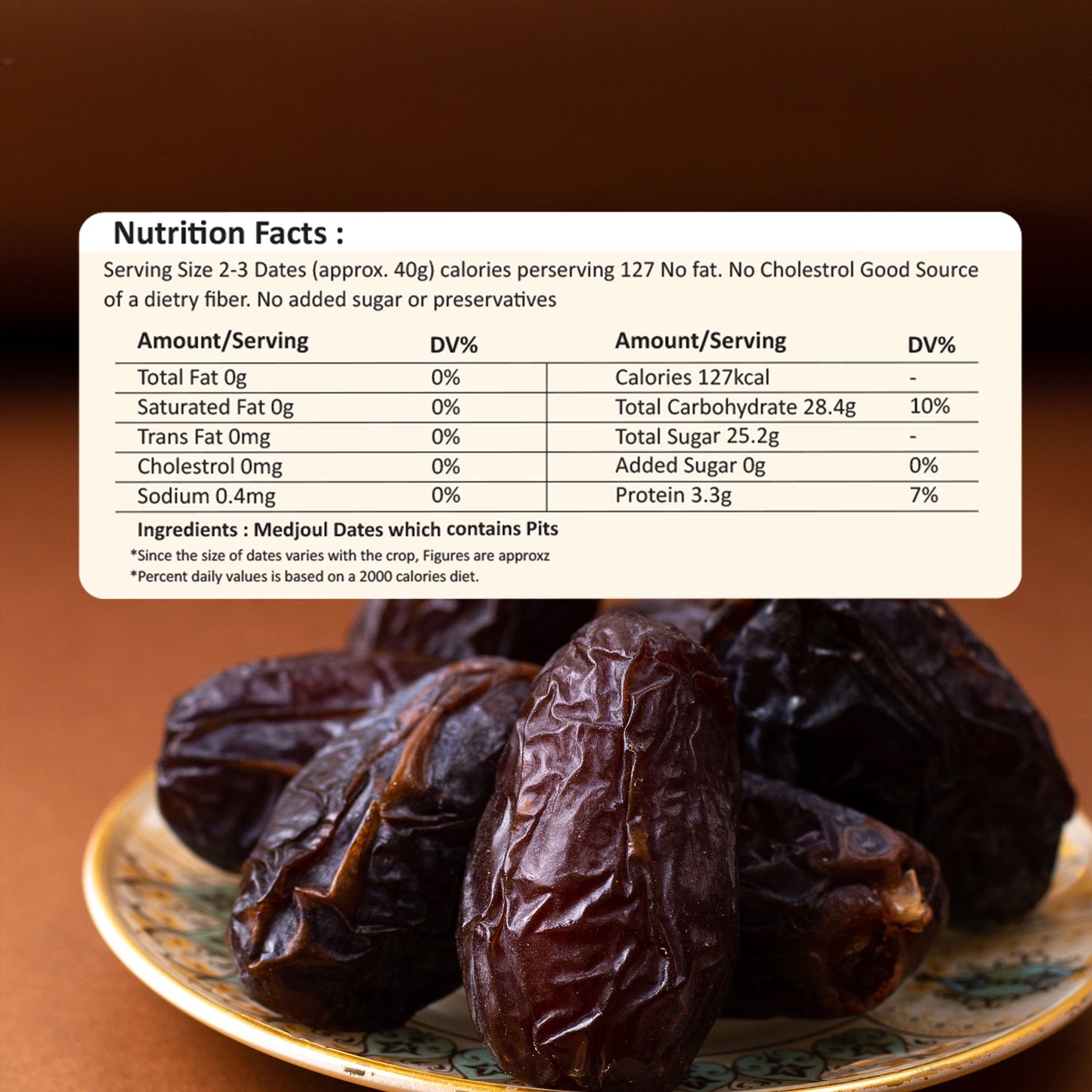 Hunger Jumbo Medjool Dates (Khajoor)