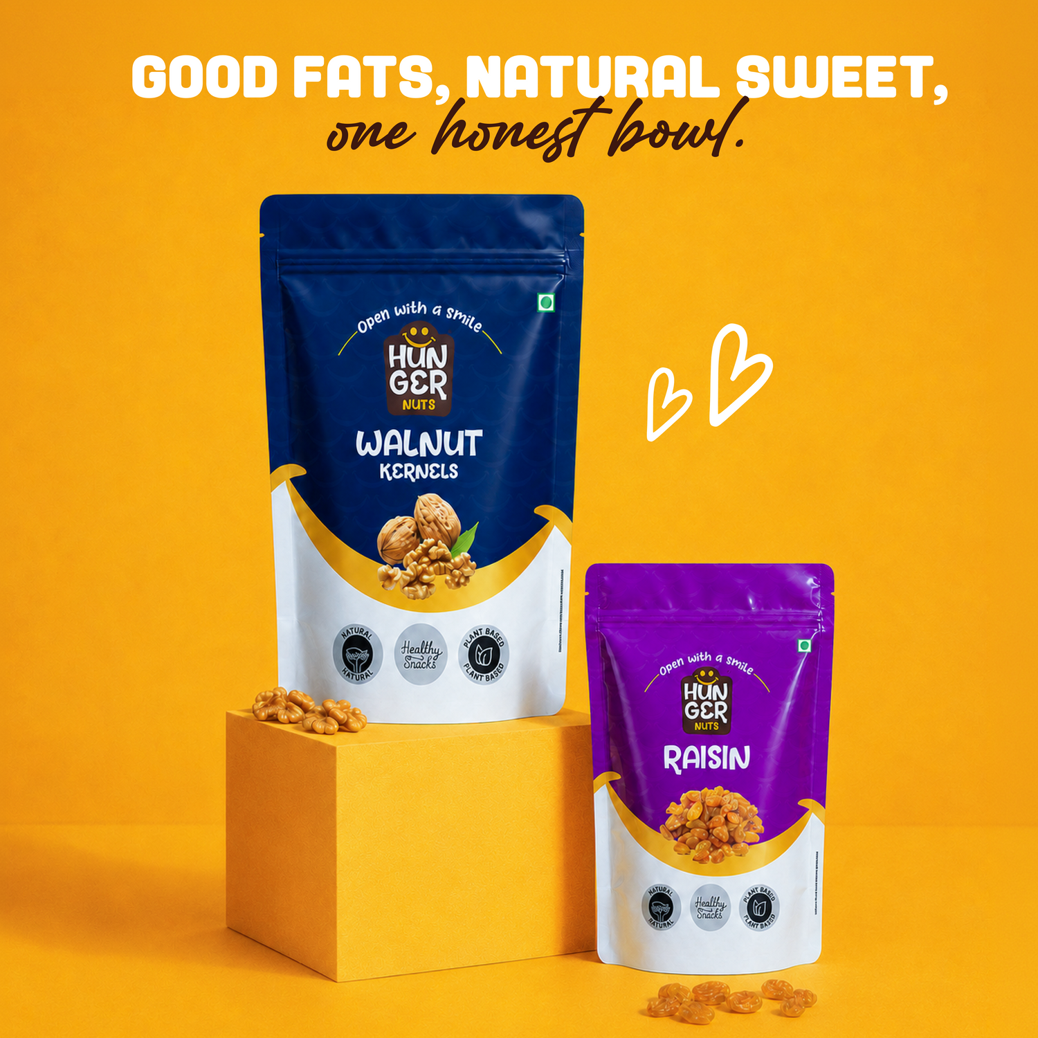 Walnut 500g + Raisin 250g Combo Pack