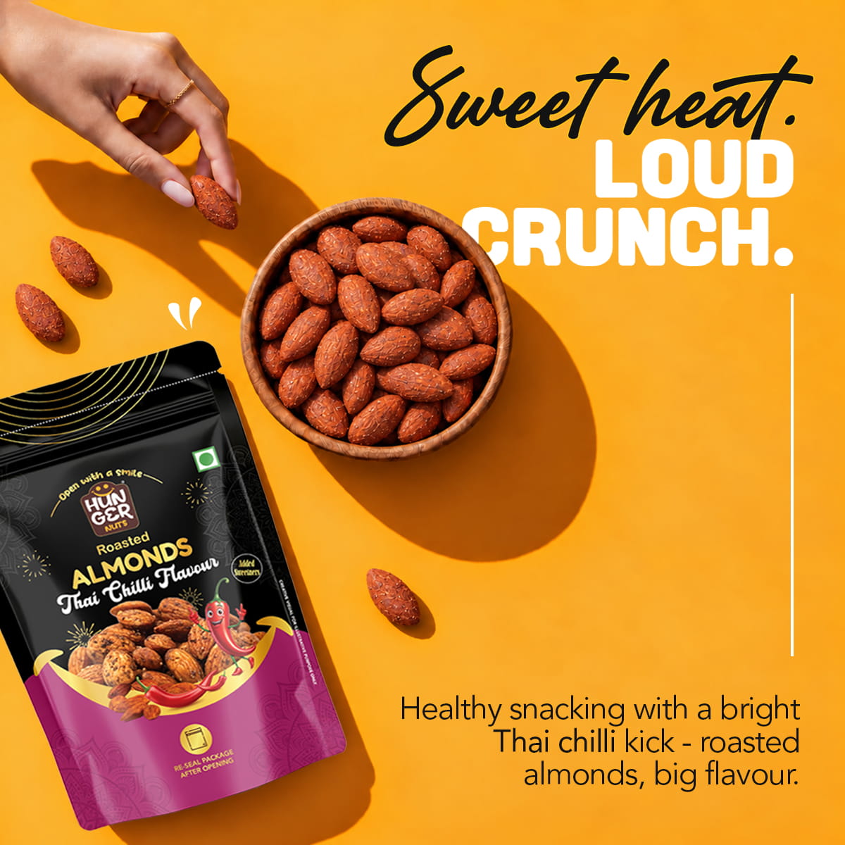 Roasted Thai Chilli Almonds
