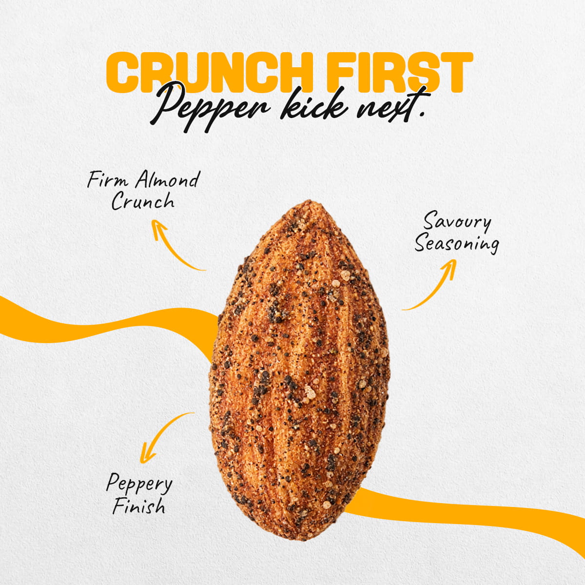 Roasted Black Pepper Almonds